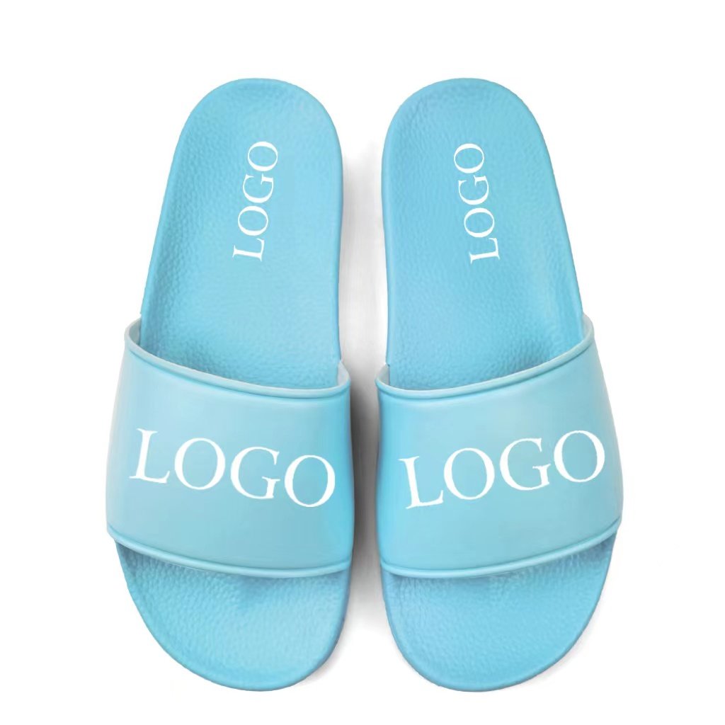New Arrivals Round Head Single Strap Customized Logo Anti-Slip Waterproof Slippers Women's Slides Slippers For Men