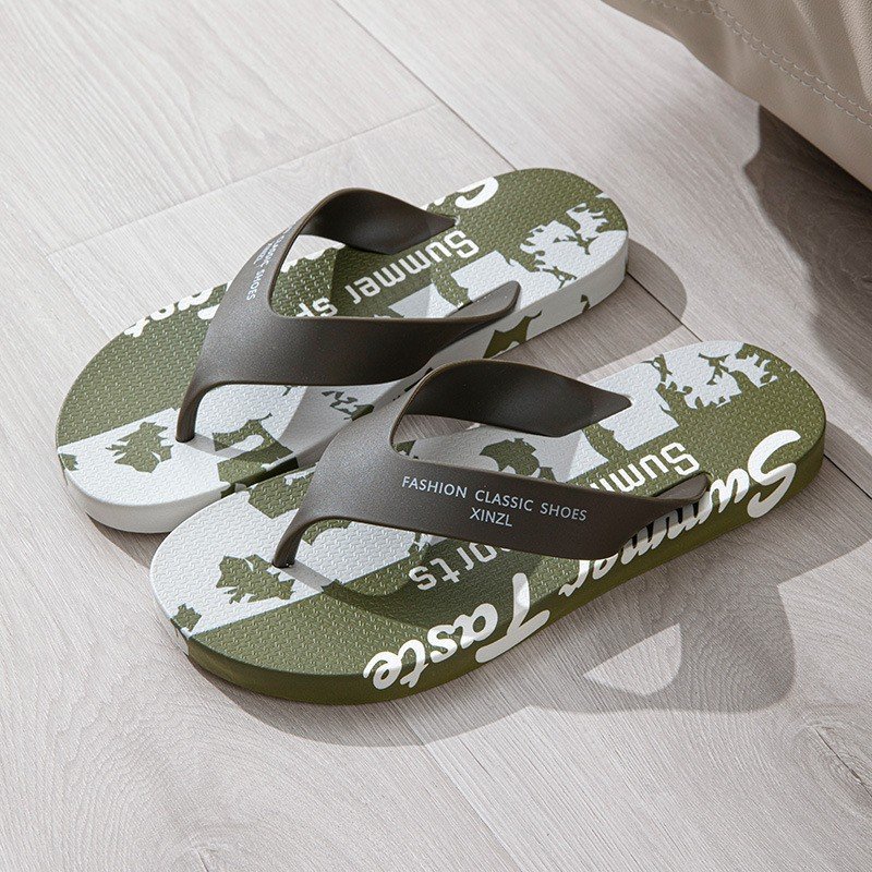 Summer Outdoor beach men slippers fashion casual men flip flops beach
