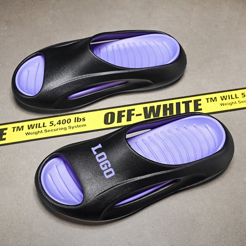 2024 Summer Thick Sole Sports Custom Men Women Designer Printed Eva Beach Slides Slippers Unisex Custom With Own Logo