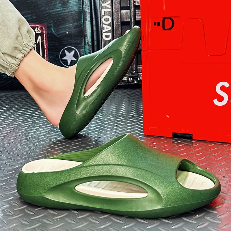 2024 Summer Thick Sole Sports Custom Men Women Designer Printed Eva Beach Slides Slippers Unisex Custom With Own Logo