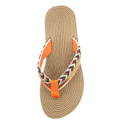 2020 Latest Design Casual Hemp EVA Sandal Women Beach Japan Style Custom Logo Slipper Slide Soft Rubber Flip Flops