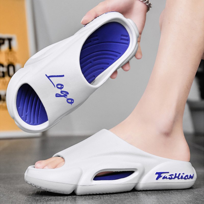 Fashion Casual Man Shoes Sandals Summer Beach Custom Print Eva Slides Unisex Designer Slippers WIth Logo For Men