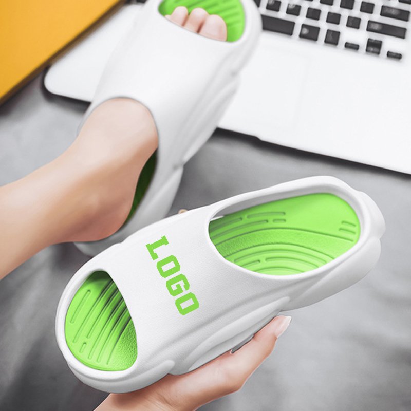 Fashion Casual Man Shoes Sandals Summer Beach Custom Print Eva Slides Unisex Designer Slippers WIth Logo For Men