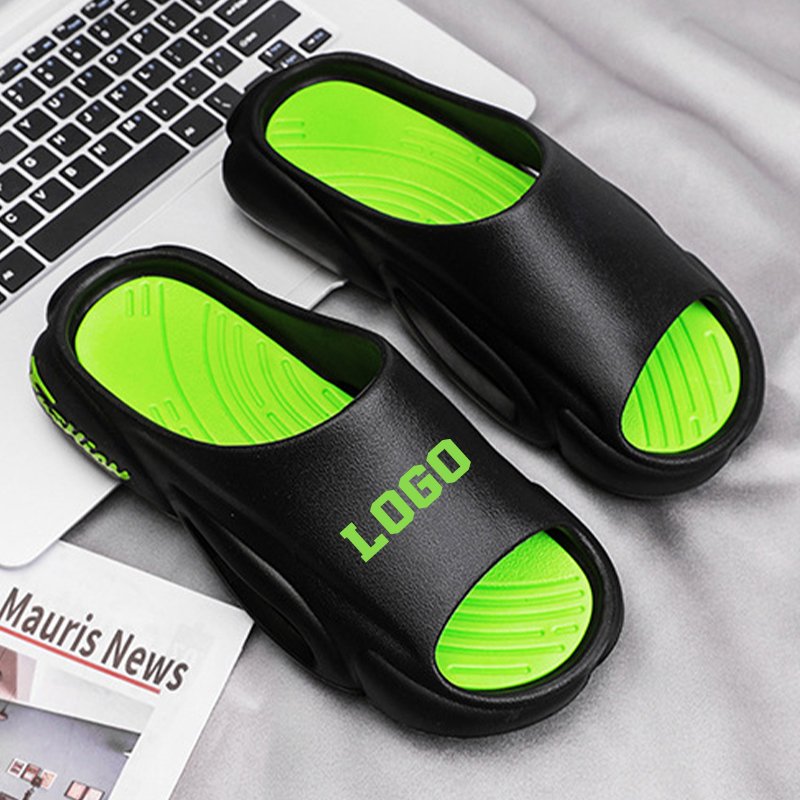 Fashion Casual Man Shoes Sandals Summer Beach Custom Print Eva Slides Unisex Designer Slippers WIth Logo For Men