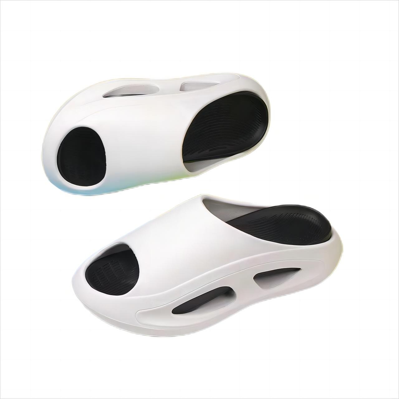 Custom designer Printed Slides Slippers EVA soft embossed Beach men slippers for Men for Women
