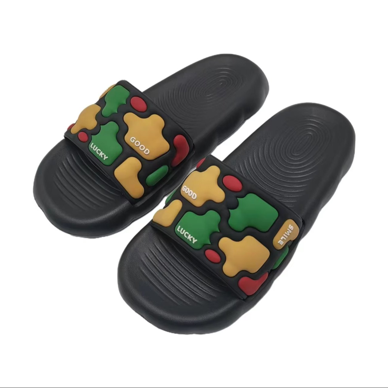 New Fashionable Trending Customized Soft Breathable Light Weight Unisex Comfortable Slides Slippers High Quality EVA Material