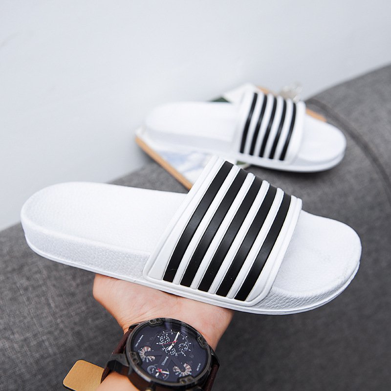 Plus Size Men Indoor Home Slippers Male Soft Comfortable Bath Summer Slipper EVA Flat Outdoor Beach Customized Logo Sandals