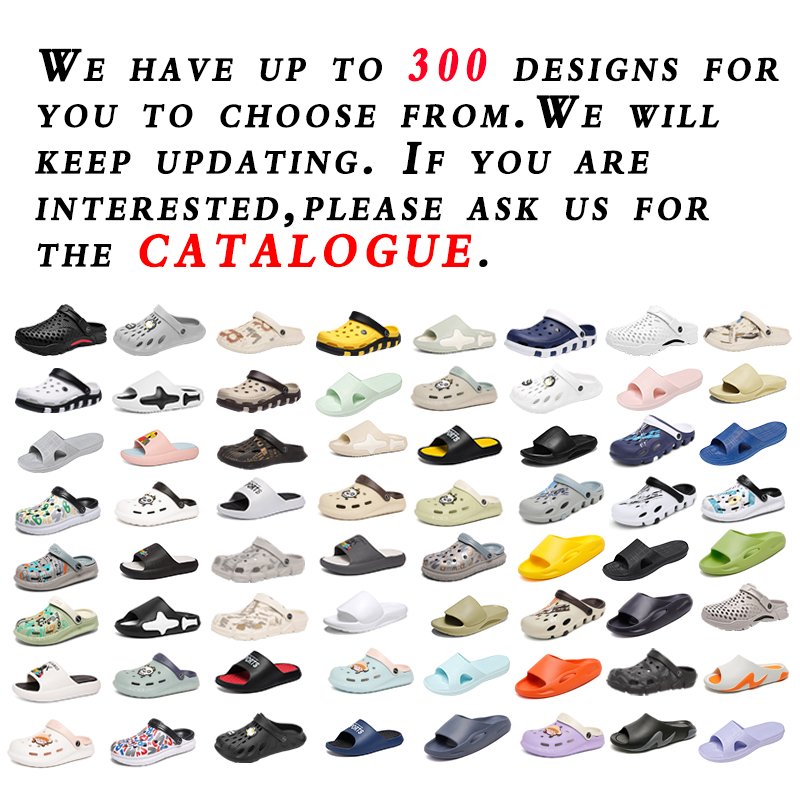 2023 wholesale EVA sandals outdoor logo slides slippers buckle straps beach slippers for women