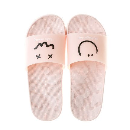 2022 New Summer Slides Slipper Couple Flip Flops Outdoor Beach Sandals Men Women's Smile Slippers