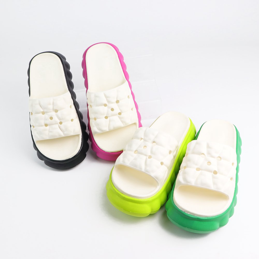 New Design Luxury High Heels Shoes Ladies Slippers High Quality Flat Slide Slipper For Women