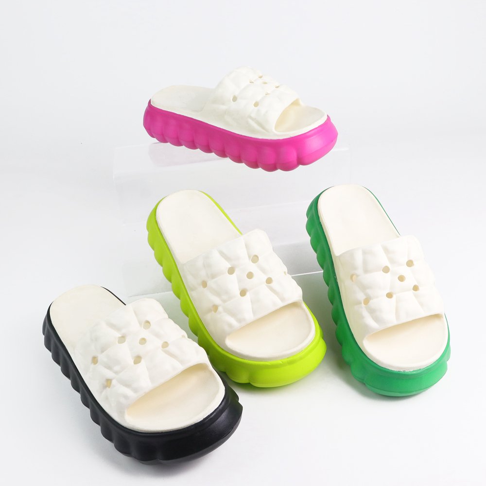 New Design Luxury High Heels Shoes Ladies Slippers High Quality Flat Slide Slipper For Women