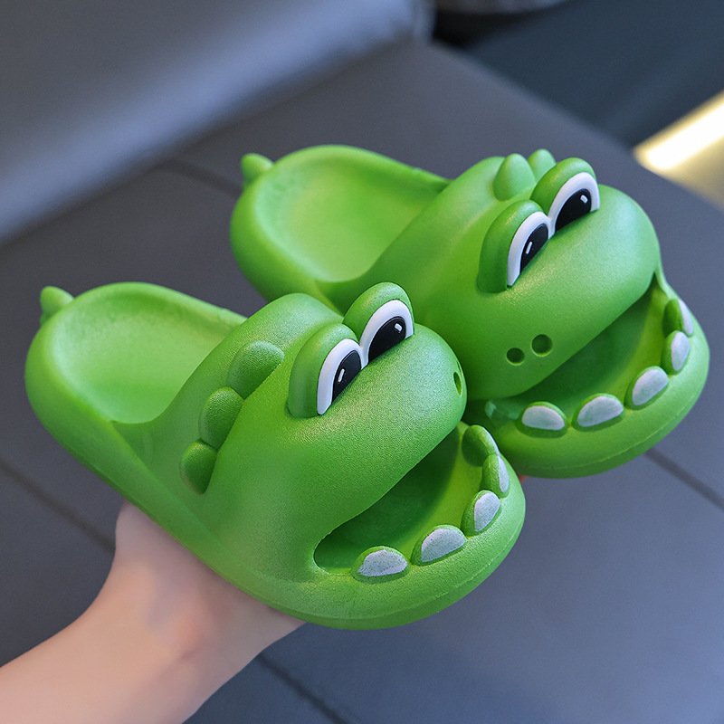 Children's Non Slip Cartoon Dinosaur Sandal Kids Indoor Anti-Slip Slides Slipper Kids Slipper Summer Kids Slippers Children