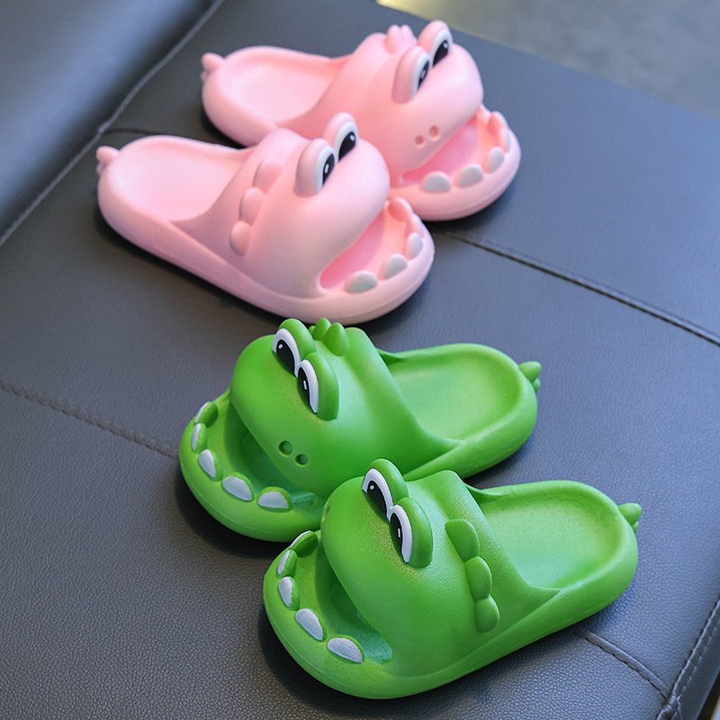 Children's Non Slip Cartoon Dinosaur Sandal Kids Indoor Anti-Slip Slides Slipper Kids Slipper Summer Kids Slippers Children