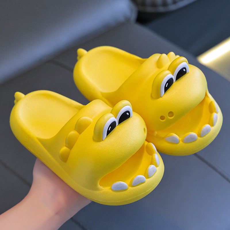 Children's Non Slip Cartoon Dinosaur Sandal Kids Indoor Anti-Slip Slides Slipper Kids Slipper Summer Kids Slippers Children