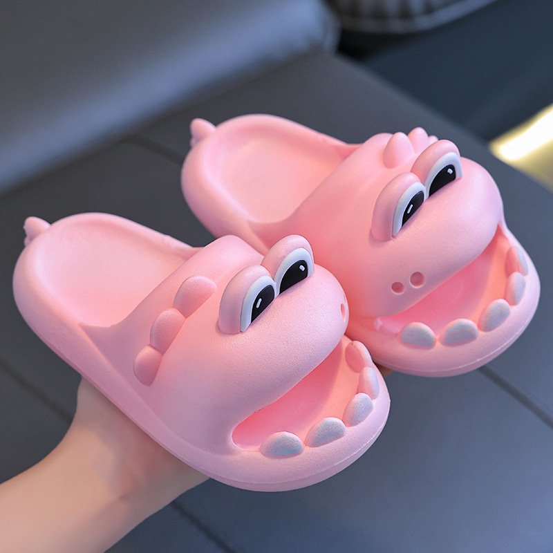 Children's Non Slip Cartoon Dinosaur Sandal Kids Indoor Anti-Slip Slides Slipper Kids Slipper Summer Kids Slippers Children