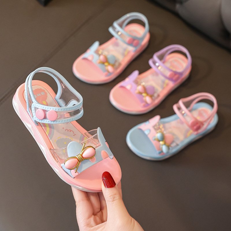 New Arrivals baby walking shoe Jelly Sandals Kids Shoes boys girls Summer PVC slippers Kids prewarlker 1- 3 years old