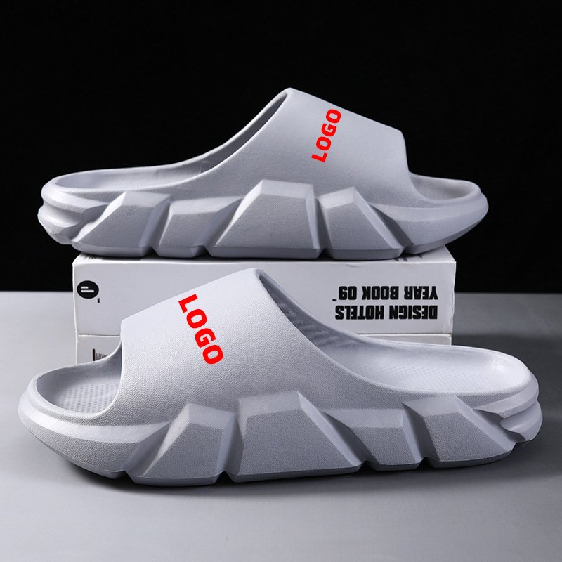 Custom Men's EVA Sandalen Hausschuhe Slides Sandals Slippers Fashion Summer Beach Casual Thick Soles Platform Style for Winter