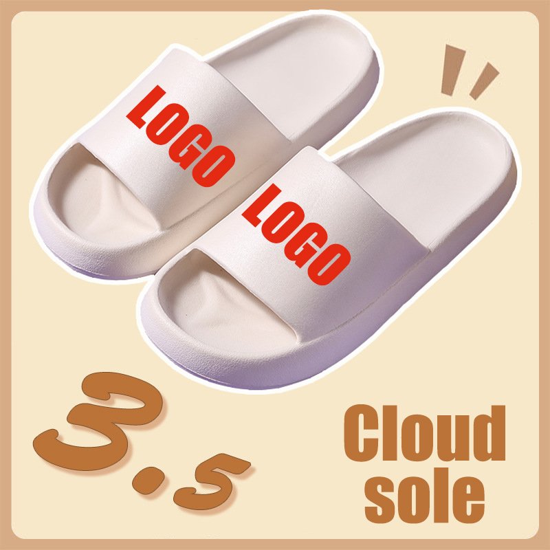Oem Custom Brand Logo Slides Original High Quality House Slippers Footwear Women Indoor Slipper Flip Flops Ladies Men Slides