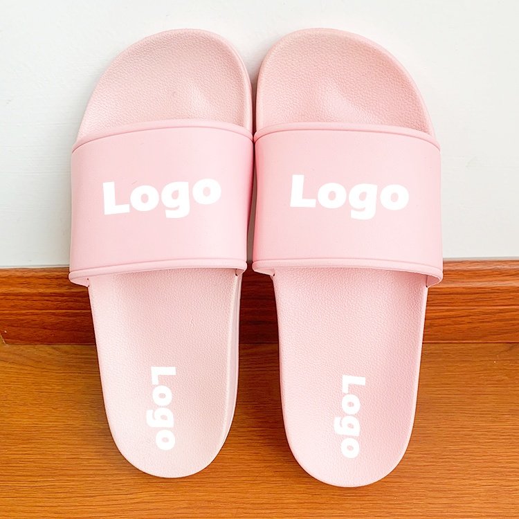 Wholesales Young Girl Sandal PVC customized Brand Slide Slippers Plain Blank Sandal Custom Logo PVC Slide Slippers