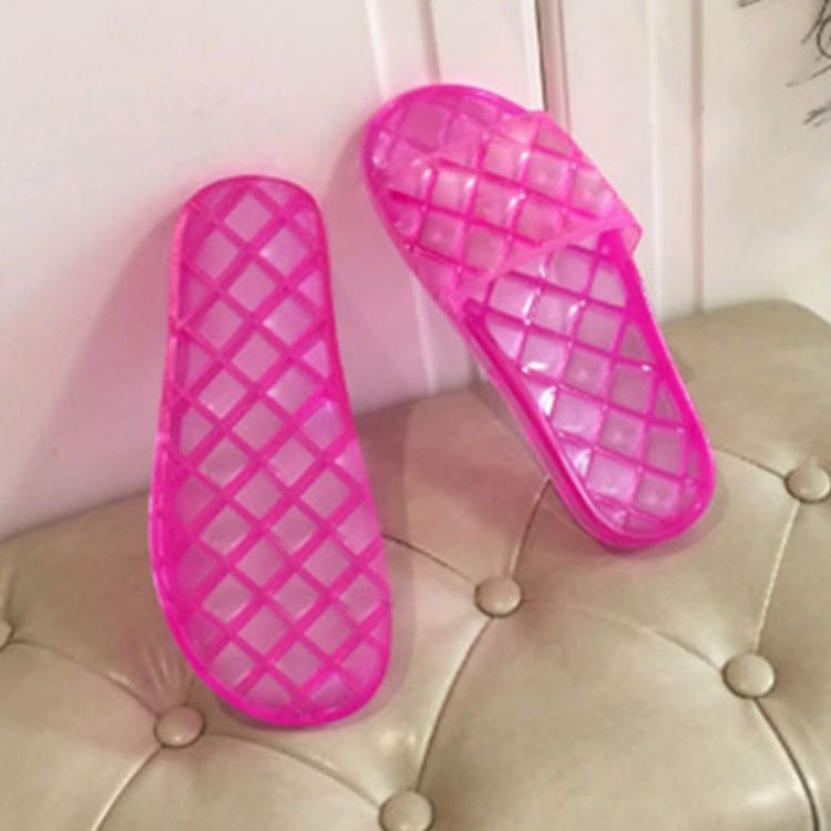 jelly transparent crystal jelly slippers designer slippers brands slipper Designer slide