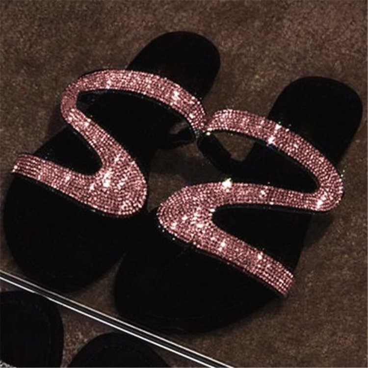 2024 Fashion women Slides Slippers Designer Girls Shoes Z top Slippers For Women Ladies Beach Supplier Bling PU leather Sandals