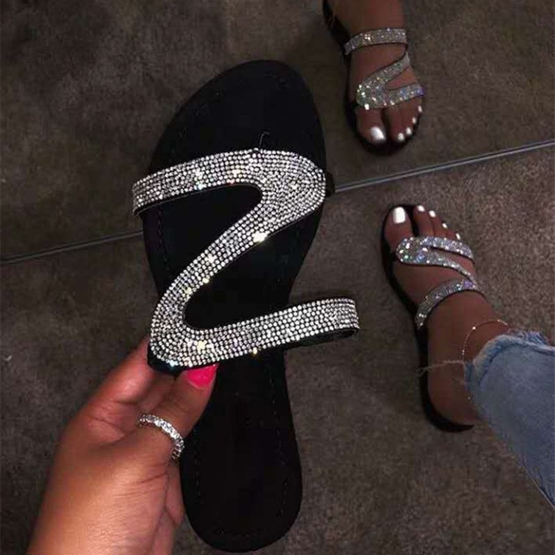 2024 Fashion women Slides Slippers Designer Girls Shoes Z top Slippers For Women Ladies Beach Supplier Bling PU leather Sandals