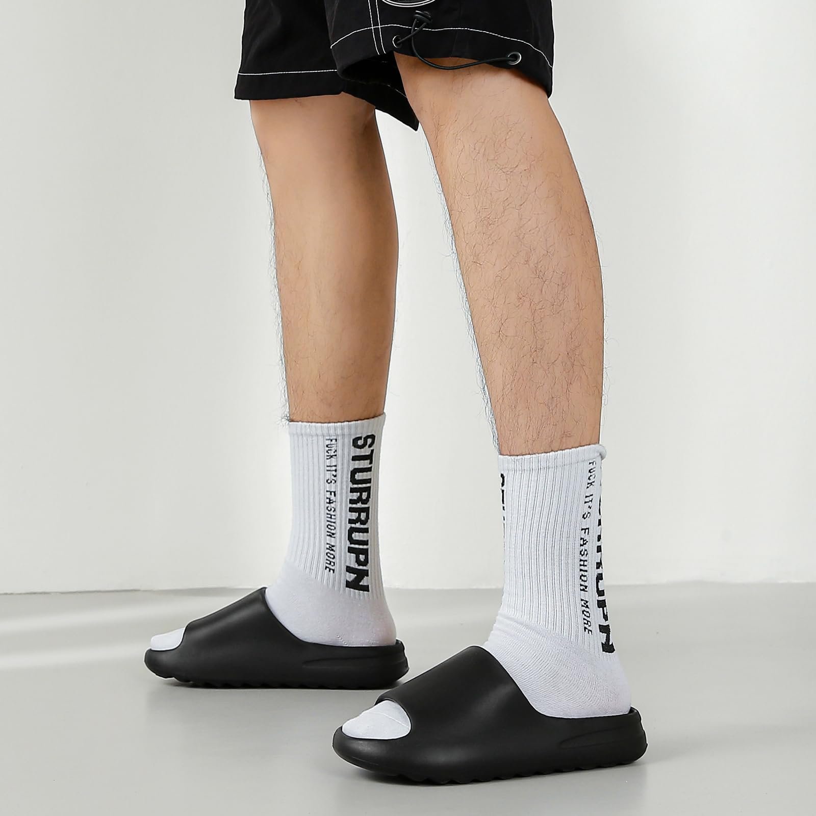 Low MOQ Custom LOGO 4CM Chinelo Slides Man Male EVA Platform Massage Causal Bathroom Slippers Soft Home Slide Slippers For Man