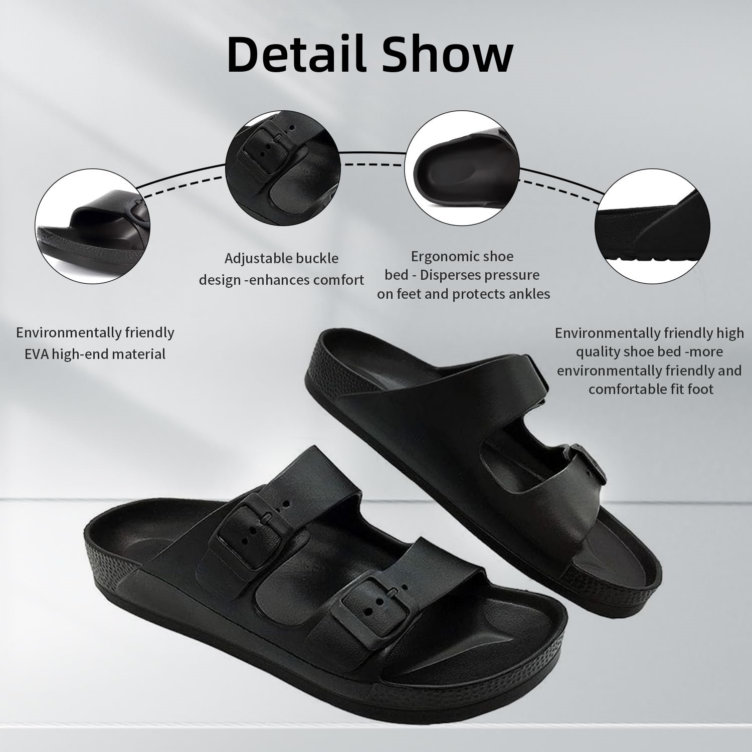 High Quality Eva Arch Support Wholesale Soft Men's & Women's Flat Slippers Summer Outdoor Unisex Birkenstocks Slides Sandals