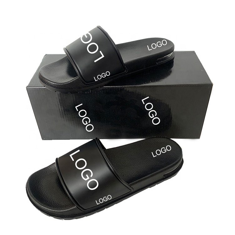 2024 FREE SAMPLE High Quality fashion flat air slides slippers summer slides custom slippers Mozambique with logo