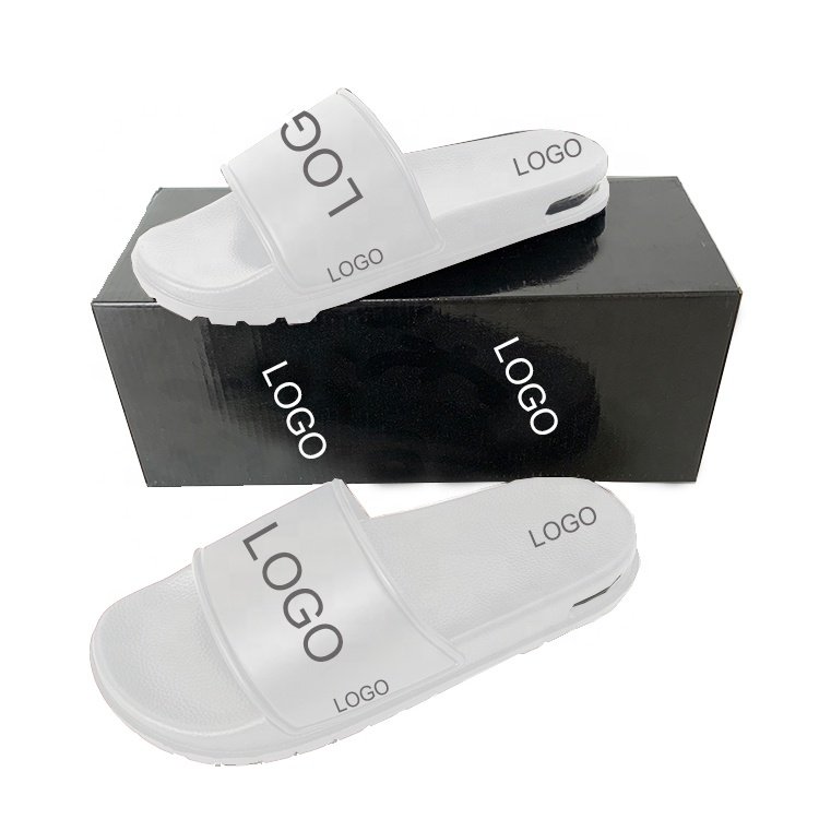 2024 FREE SAMPLE High Quality fashion flat air slides slippers summer slides custom slippers Mozambique with logo