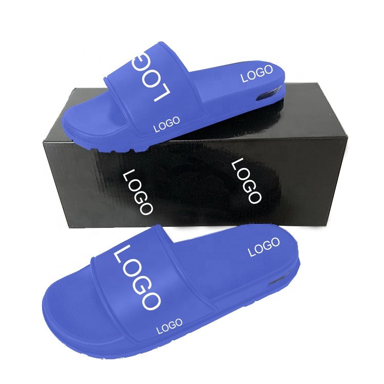 2024 FREE SAMPLE High Quality fashion flat air slides slippers summer slides custom slippers Mozambique with logo