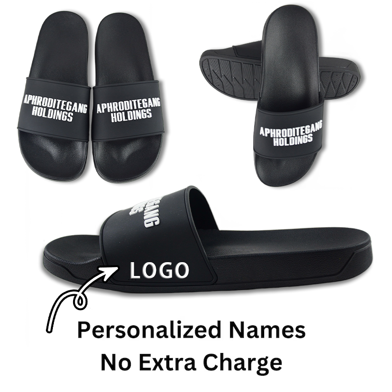 Custom Logo Outdoor Mules 3D Printed Anti-Slippery Fur Slippers Slides Cushioning Design for Summer and Winter