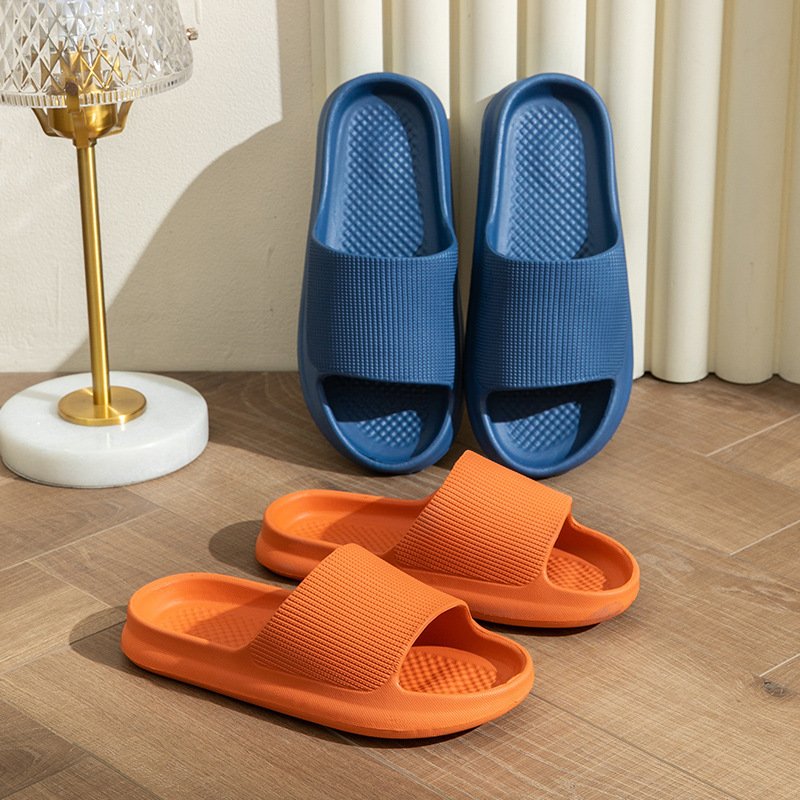 2024 Fashion Custom Logo Slides Women Slippers Open Toe Slippers Pillow Slide Slippers