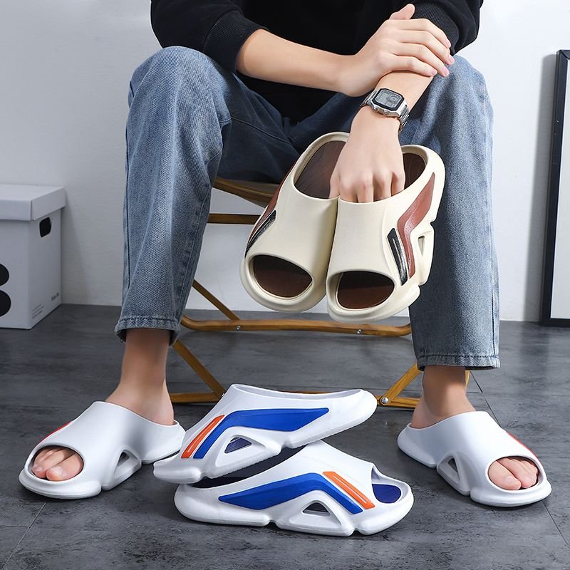 2024 Thick Soles Slides Sandals Casual Sport Slides Green Slippers Sports Slippers for Men