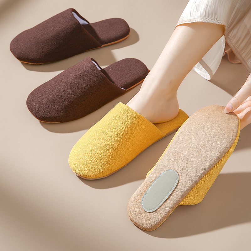 Winter slippers flats furry slippers non-slip warm winter indoor comfortable warm soft house family slippers