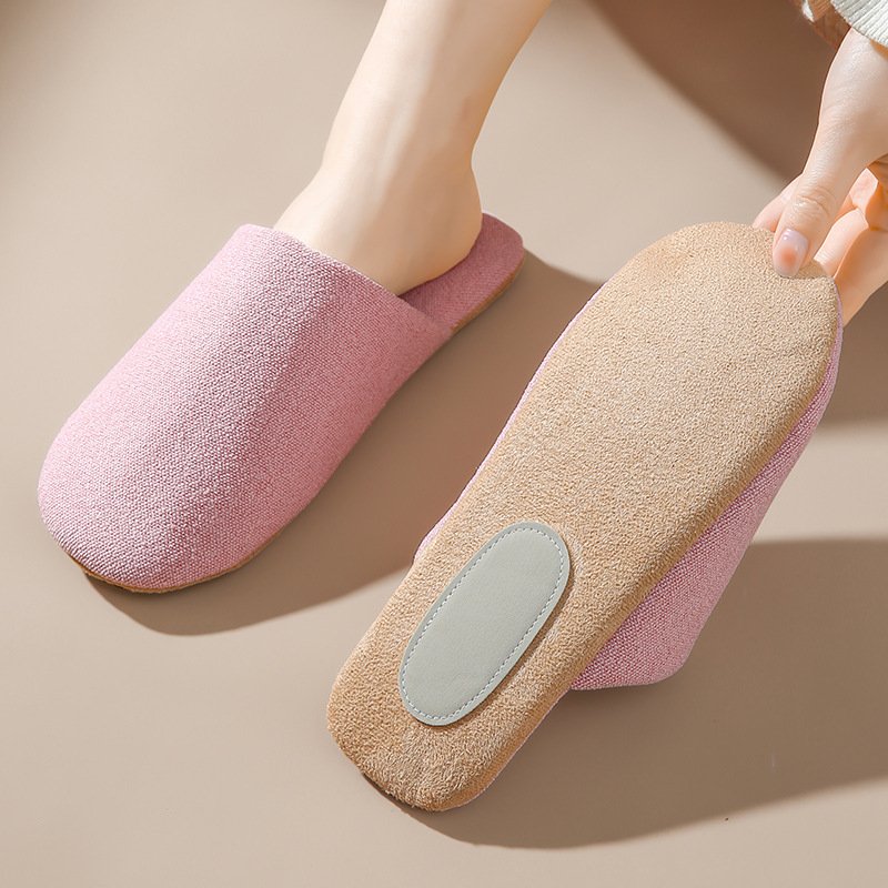 Winter slippers flats furry slippers non-slip warm winter indoor comfortable warm soft house family slippers