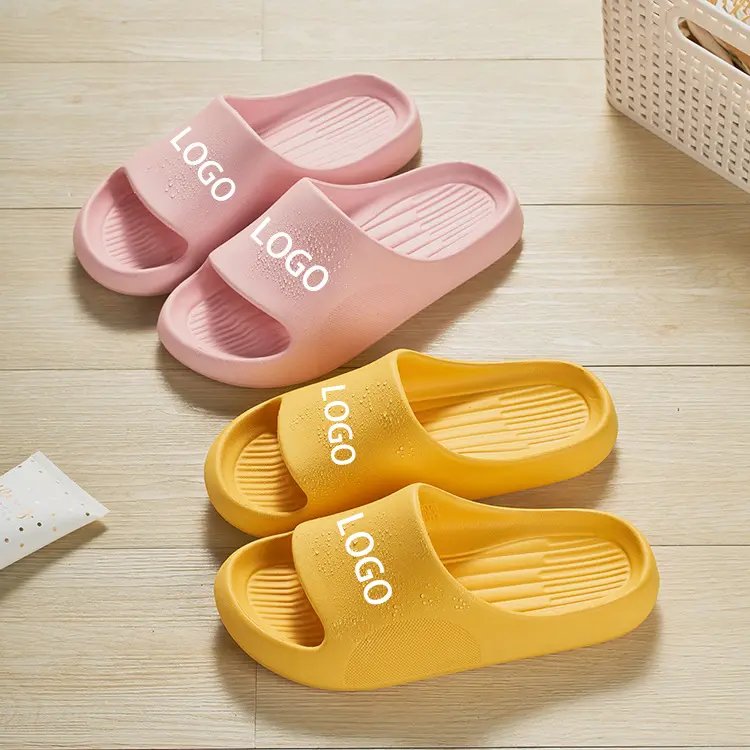 Factory Wholesale High Quality EVA Slides For Men Woman Sand color Slides Slippers