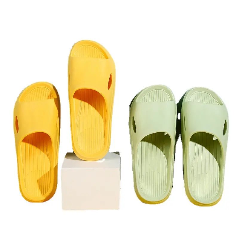 Factory Wholesale High Quality EVA Slides For Men Woman Sand color Slides Slippers