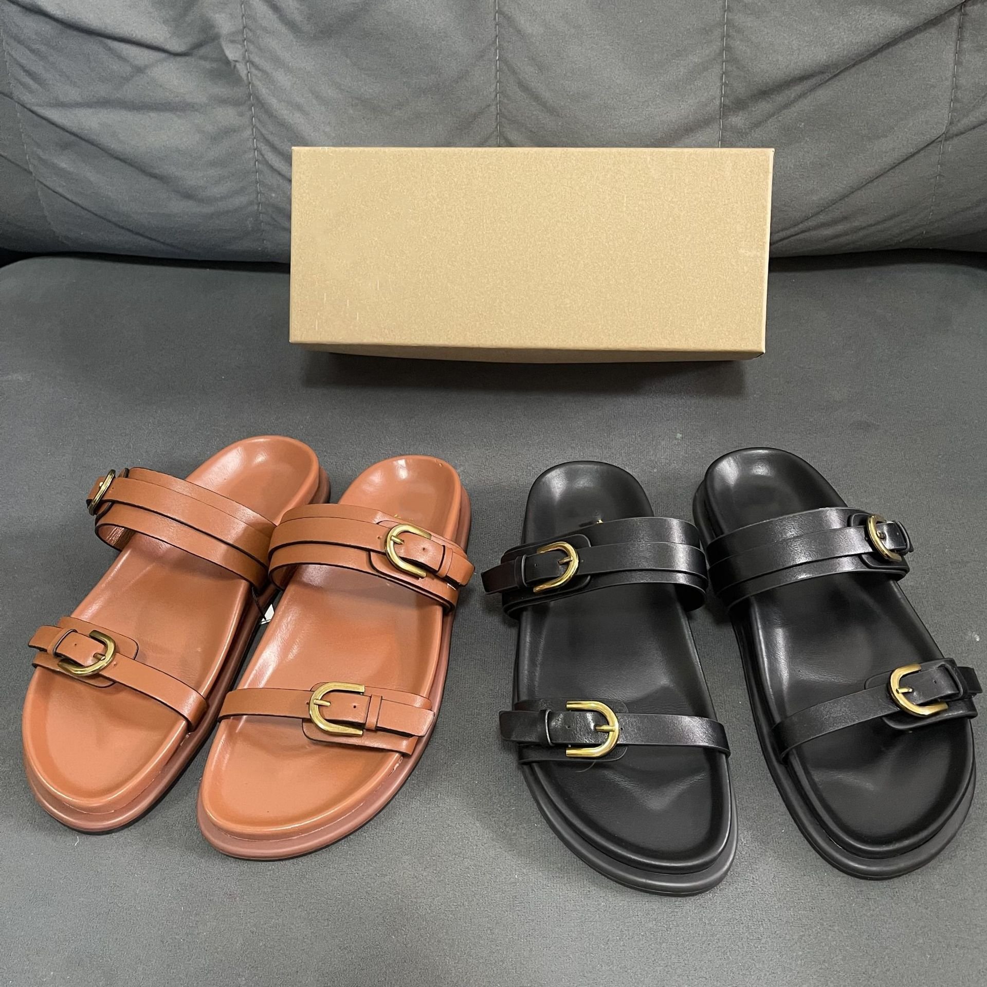 2024 High Quality Women Outdoor Babouche Ladies Fancy Slides Slippers Fashionable Female Flat Sandals Slippers
