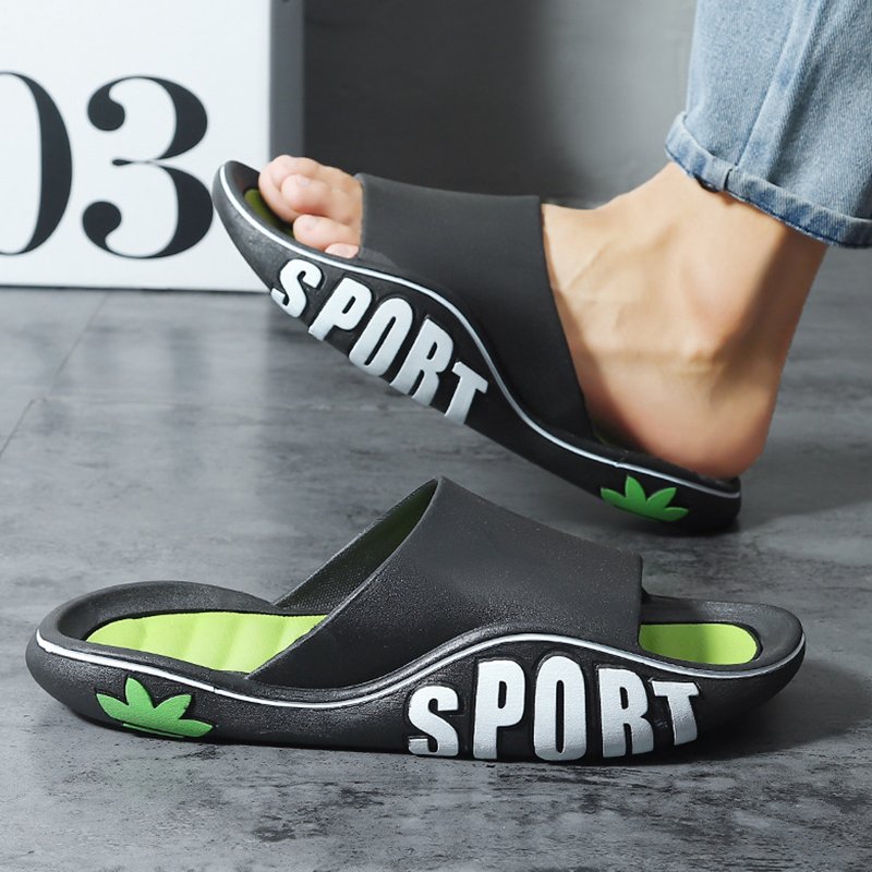 OEM Print Your Brand Logo Shoes Men Wholesale Beach Fashion Slides Mens Sports Slippers Blank Sandals Custom