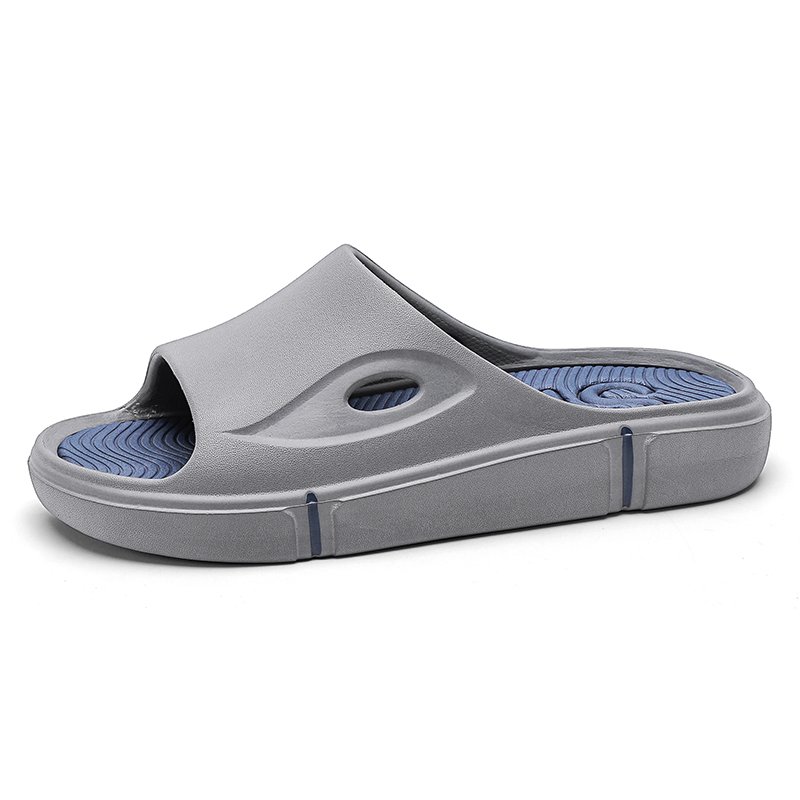 Men's Custom LOGO Slides Slippers For Summer Thick Soles Comfortable Quick-Drying Bath Home Slippers Beach Non-Slip Sandals