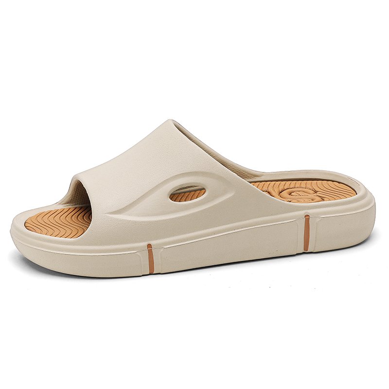 Men's Custom LOGO Slides Slippers For Summer Thick Soles Comfortable Quick-Drying Bath Home Slippers Beach Non-Slip Sandals