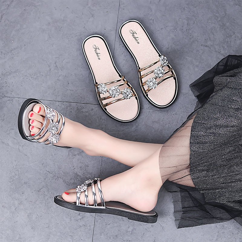 up-4426r Women Casual Flat Sandals Wholesale Cheap Slides Slippers Summer Non-Slip Sandals Slipper Shoes