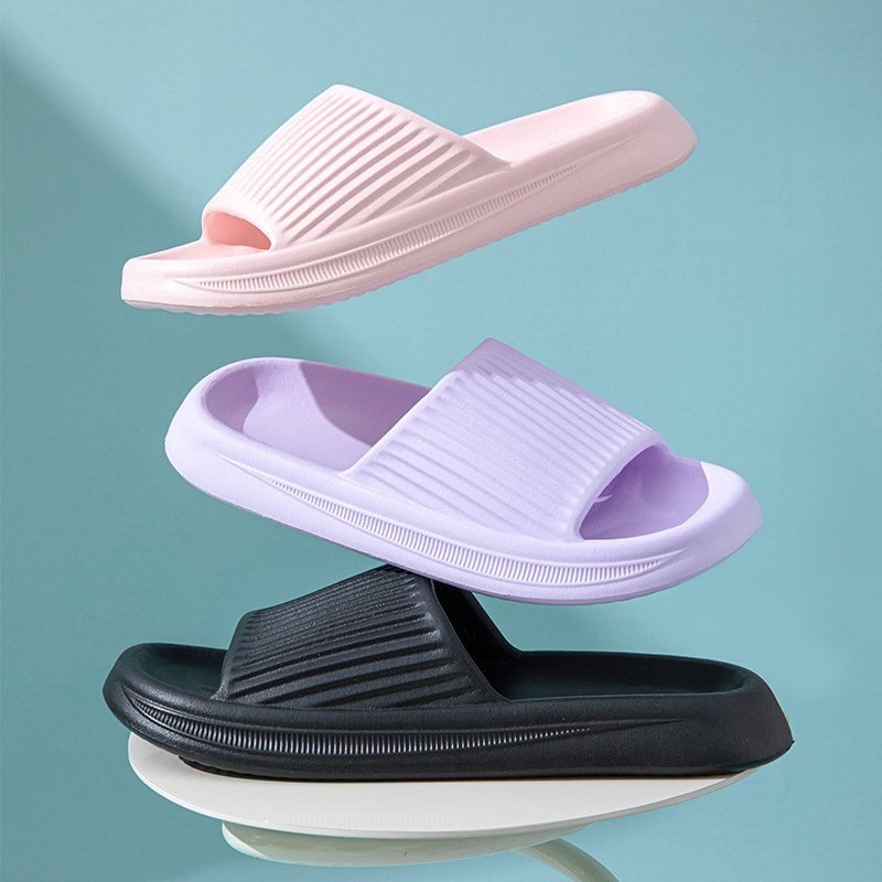 eva slippers for home mute couples indoor and outdoor wear anti-slip wear-resistant bathroom bath men's women's flip-flops w
