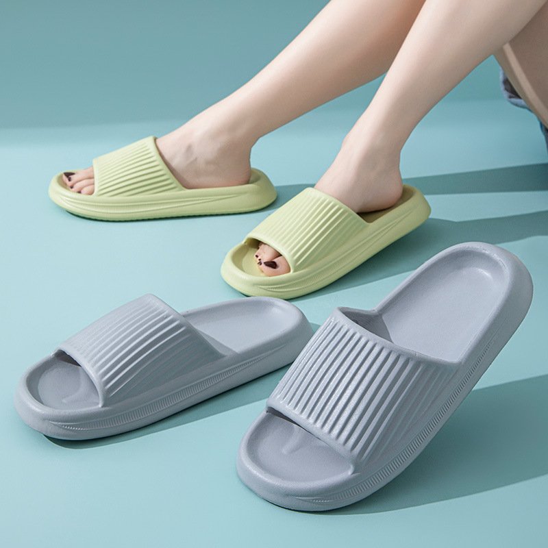 eva slippers for home mute couples indoor and outdoor wear anti-slip wear-resistant bathroom bath men's women's flip-flops w