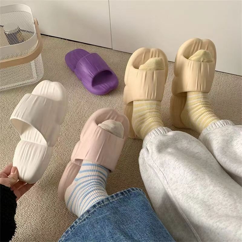 New Style Summer Design Women Sandal PVC House Slipper Customized Logo Print Shoes Slide Custom Men's Slippers