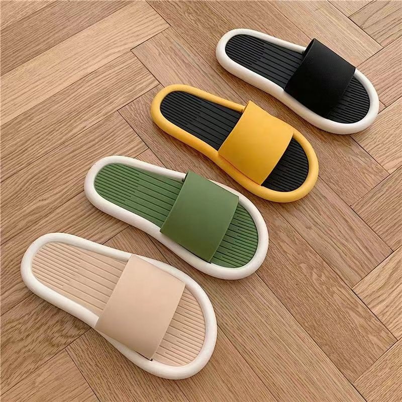 New Style Summer Design Women Sandal PVC House Slipper Customized Logo Print Shoes Slide Custom Men's Slippers