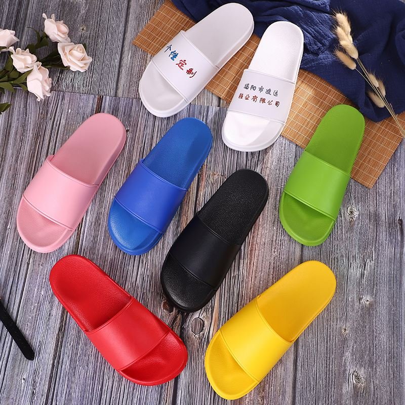 Beach Men Customized Open Toe No Slip Comfortable Multiple Colors Custom Logo Slipper