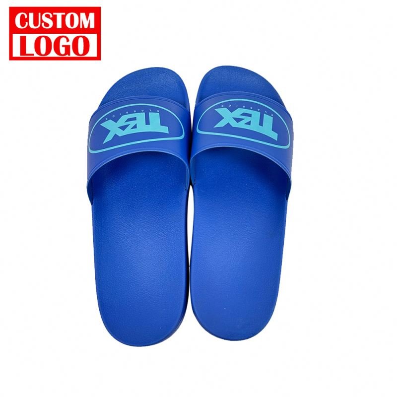 Beach Men Customized Open Toe No Slip Comfortable Multiple Colors Custom Logo Slipper