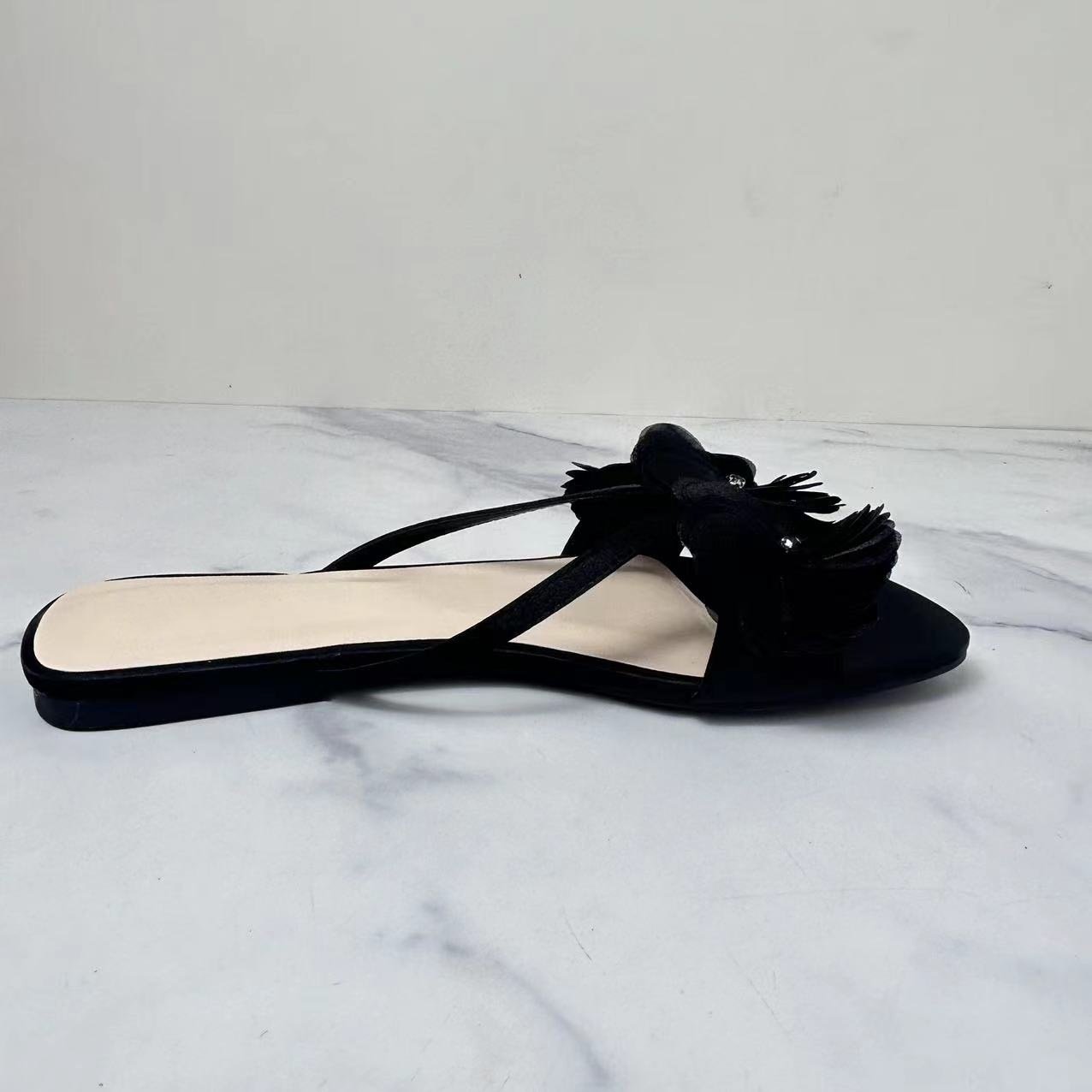 Famous ZA Shoes 2024 Summer New Brand Flat Slides Slippers Flower Outdoor Casual Designer Beach Women's Shoes